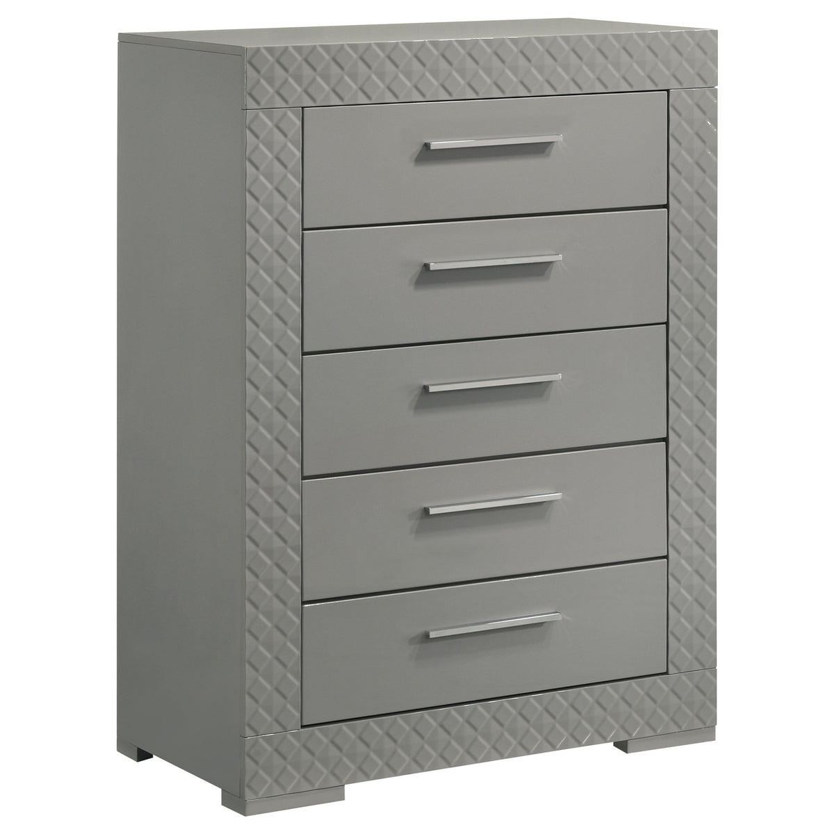 Ives LED Panel Bed & Bedroom Sets - 5-Drawer Chest