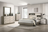 Fenwick Bookcase Bed & Bedroom Sets - 5pcs- Eastern King Bed + Nightstand + Dresser + Mirror + Chest