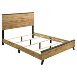 Kaywood Mid-Century Panel Bed & Bedroom Sets - Eastern King, Bed Only