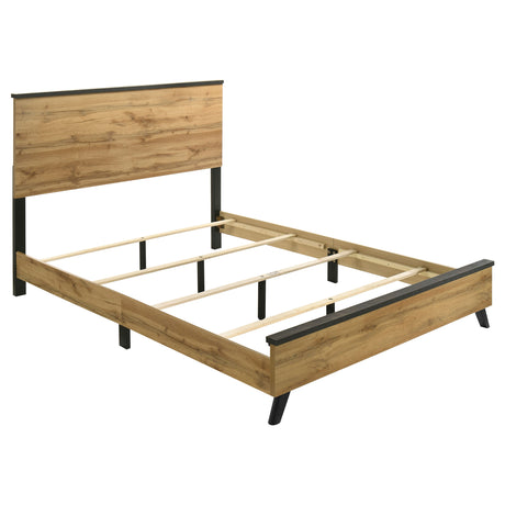 Kaywood Mid-Century Panel Bed & Bedroom Sets - Eastern King, Bed Only