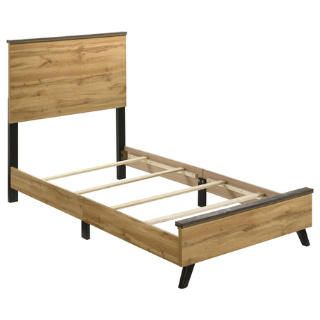 Kaywood Mid-Century Panel Bed & Bedroom Sets - Twin, Bed Only