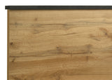 Kaywood Mid-Century Panel Bed & Bedroom Sets - Weathered Brown & Natural Pine with Black Pulls, Twin to Eastern King – view 20