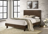 Glenwood Platform Panel Bed & Bedroom Sets - Clean-Lined Modern Design in Warm Brown, Queen or Eastern King – view 1