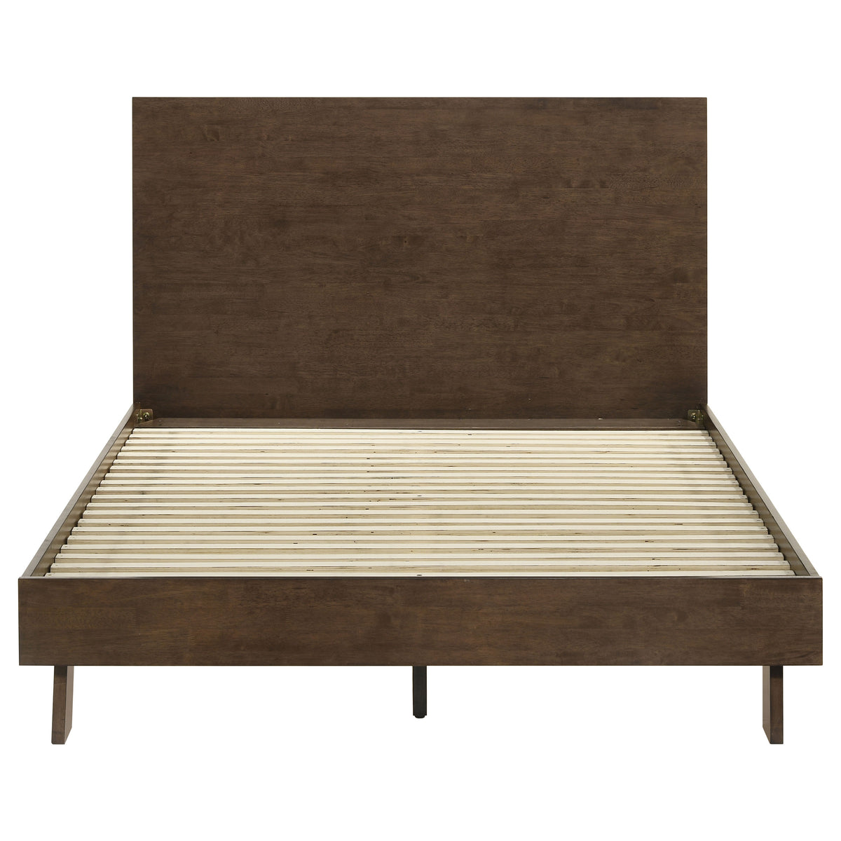 Glenwood Platform Panel Bed & Bedroom Sets - Clean-Lined Modern Design in Warm Brown, Queen or Eastern King – view 18