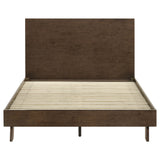 Glenwood Platform Panel Bed & Bedroom Sets - Clean-Lined Modern Design in Warm Brown, Queen or Eastern King – view 18