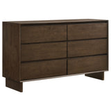 Glenwood Platform Panel Bed & Bedroom Sets - 6-Drawer Dresser