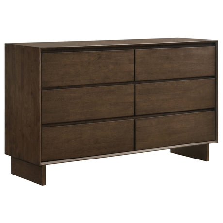 Glenwood Platform Panel Bed & Bedroom Sets - 6-Drawer Dresser