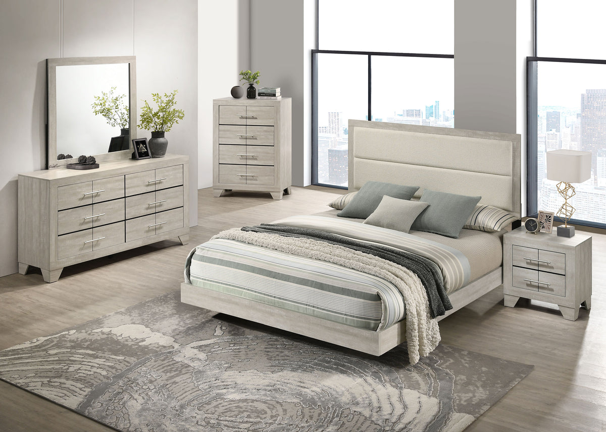 Trenton Floating Panel Bed & Bedroom Sets - Full