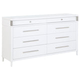 Gracemont Upholstered Panel Bed & Bedroom Collection - 8-Drawer Dresser