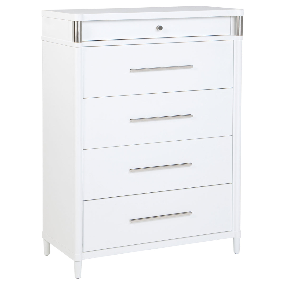 Gracemont Upholstered Panel Bed & Bedroom Collection - 5-Drawer Chest