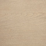 Ladera Panel Bed & Bedroom Sets - Light Elm with Cream Boucle Headboard & Rounded Corners