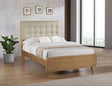 Robyn Mid-Century Platform Bed & Bedroom Sets - Tufted Beige Headboard in Light Ash, Twin to California King - lifestyle