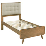 Robyn Mid-Century Platform Bed & Bedroom Sets - Twin Platform Bed Only
