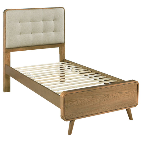 Robyn Mid-Century Platform Bed & Bedroom Sets - Twin Platform Bed Only