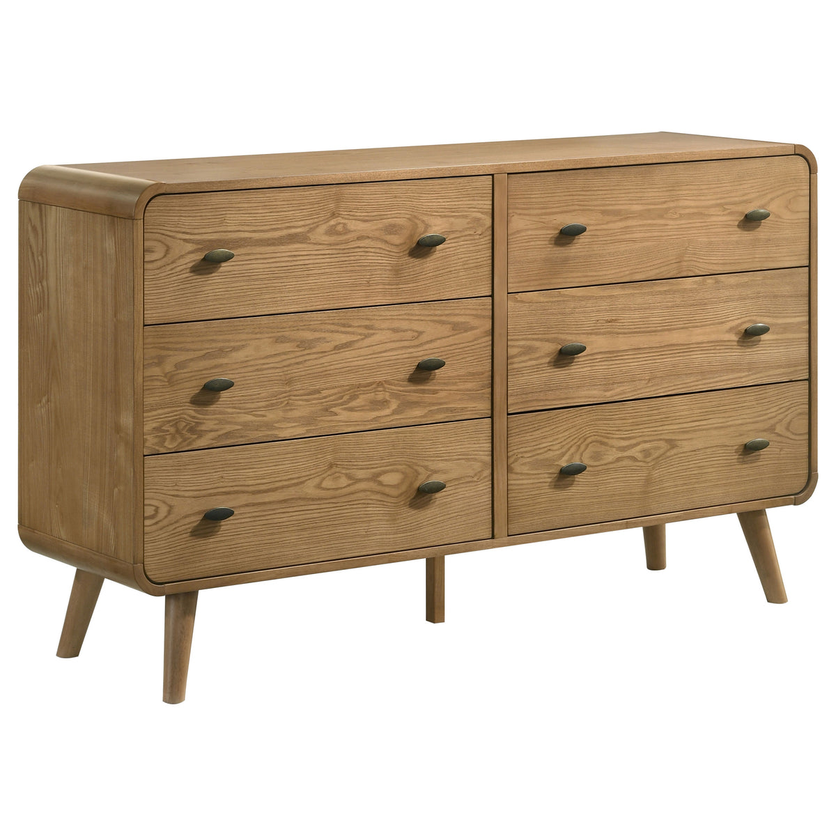 Robyn Mid-Century Platform Bed & Bedroom Sets - 6-Drawer Dresser