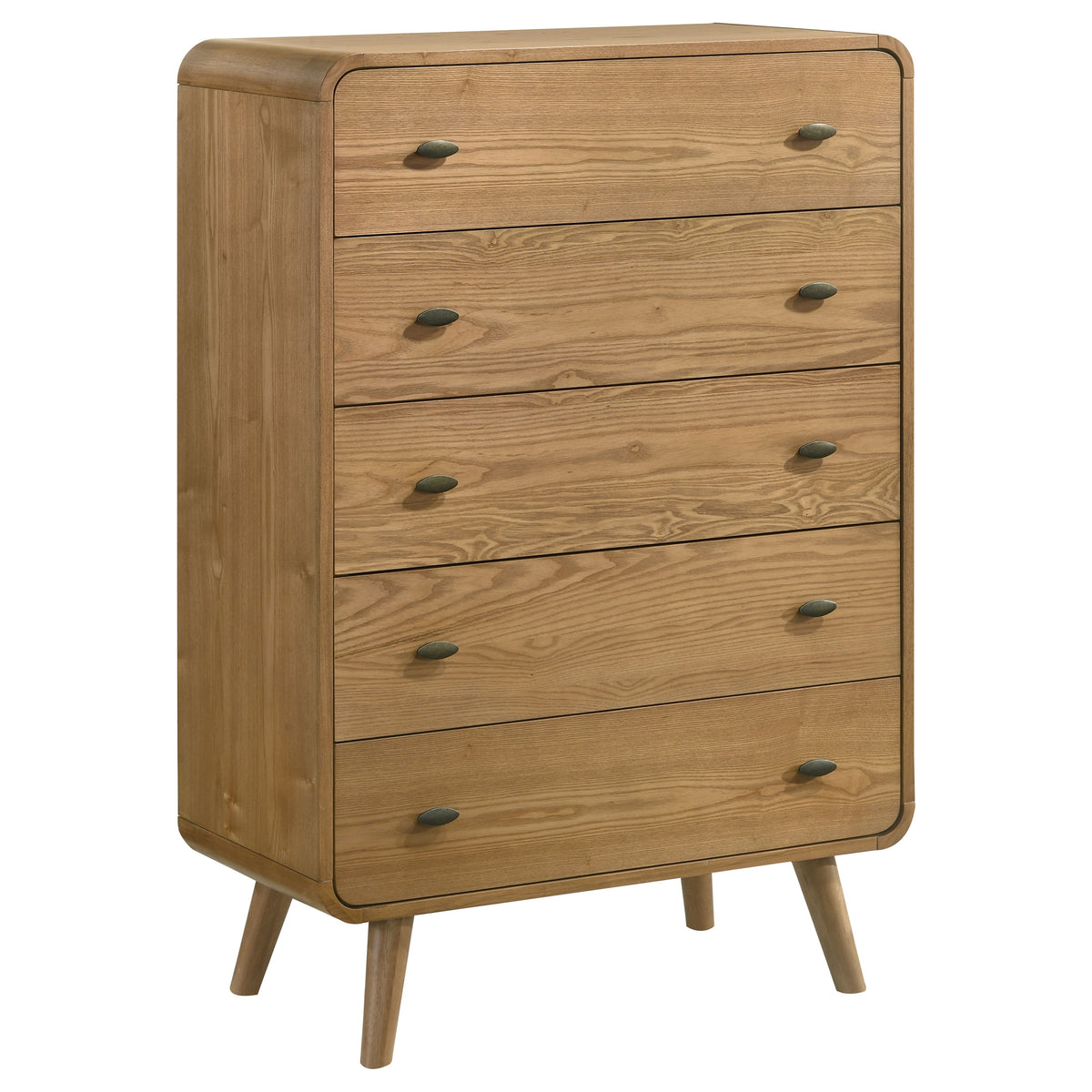 Robyn Mid-Century Platform Bed & Bedroom Sets - 5-Drawer Chest