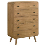 Robyn Mid-Century Platform Bed & Bedroom Sets - 5-Drawer Chest