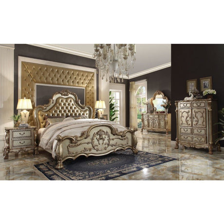 Dresden Rococo Upholstered Bedroom & Vanity Collection