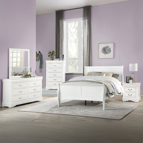 Louis Philippe Sleigh Bedroom Collection