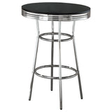 Retro 30" Round Pub Table & 3-Piece Bar Set - 30" Pub Table Only