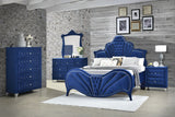 Dante Channel-Tufted Velvet Bedroom Collection