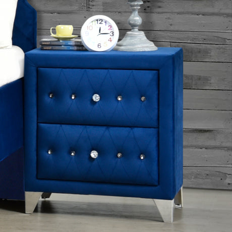 Dante Channel-Tufted Velvet Bedroom Collection