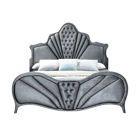 Dante Channel-Tufted Velvet Bedroom Collection