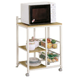 Kelvin 2-Shelf Mobile Kitchen Cart