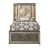 Skylar Storage Bed with LED Headboard