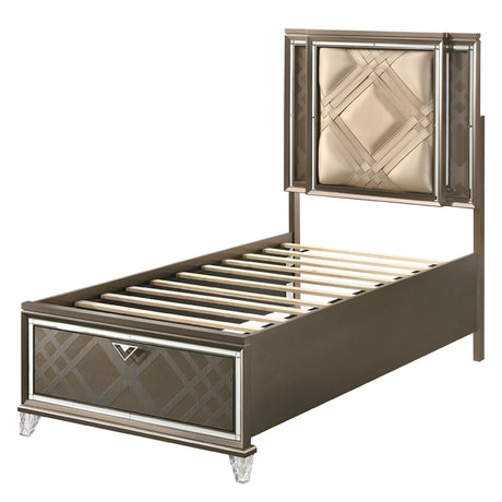 Skylar Storage Bed with LED Headboard