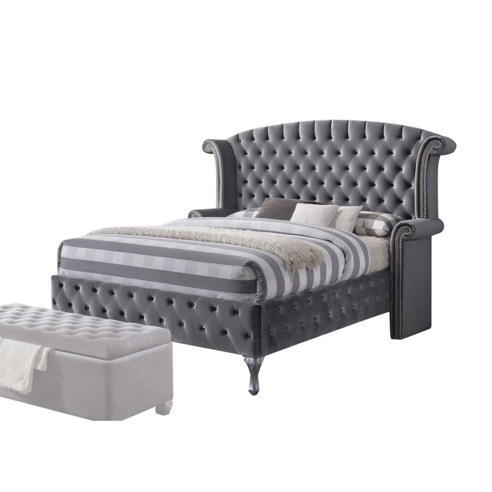 Rebekah Wingback Eastern King Bed