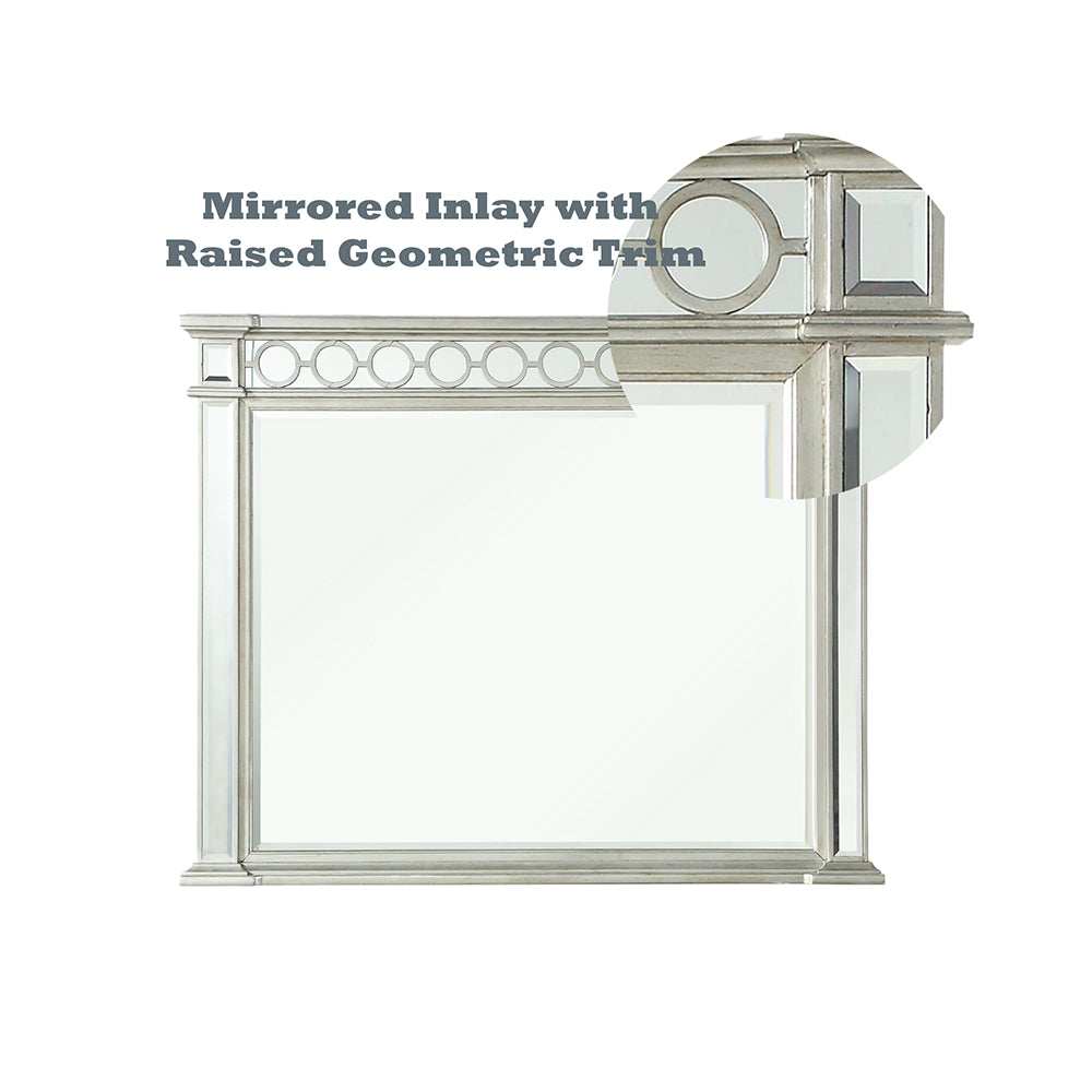 Varian Glam Mirrors & Tufted Bench