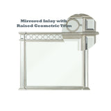 Varian Glam Mirrors & Tufted Bench
