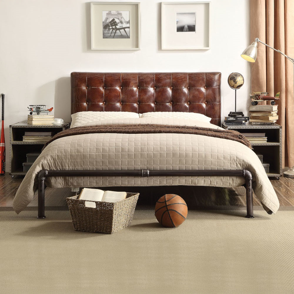 Brancaster Top Grain Leather Bedroom Collection