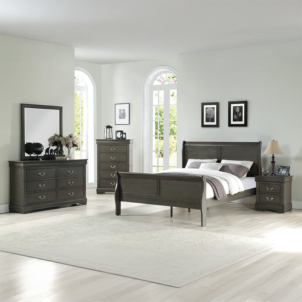 Louis Philippe Sleigh Bedroom Collection