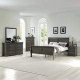 Louis Philippe Sleigh Bedroom Collection