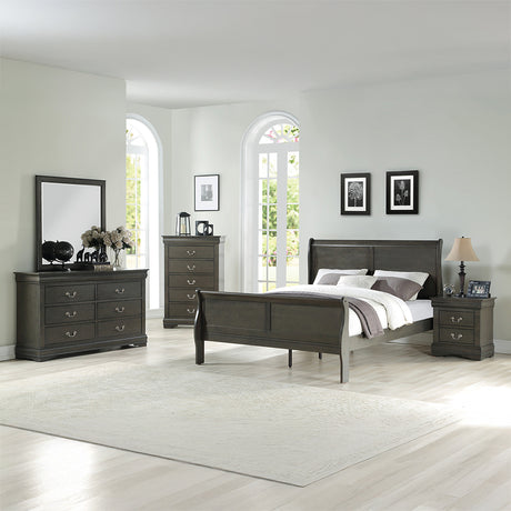 Louis Philippe Sleigh Bedroom Collection