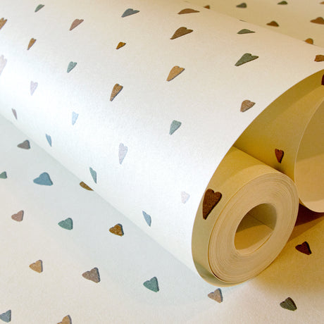 Galerie Great Kids Coloured Hearts Wallpaper