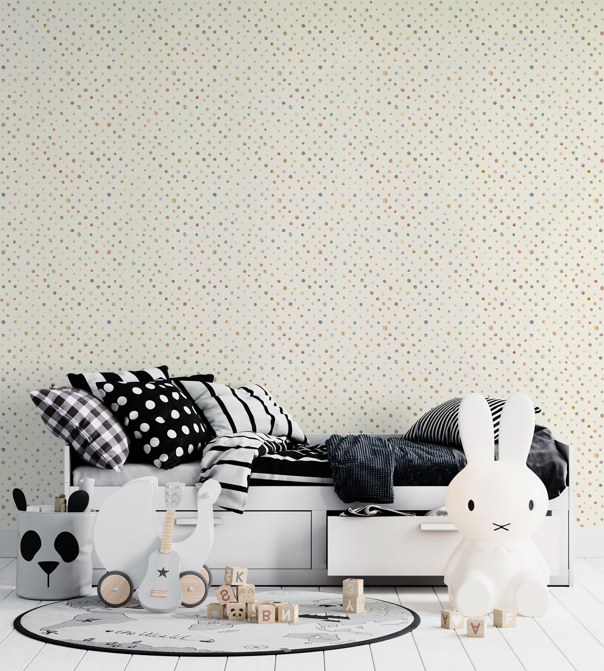 Galerie Great Kids Watercolor Dots Wallpaper