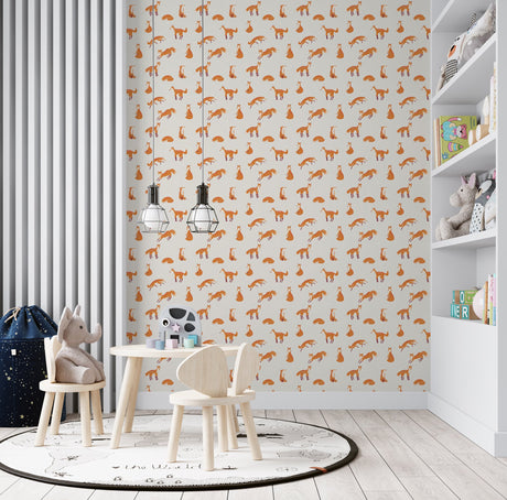 Galerie Great Kids Friendly Foxes Wallpaper