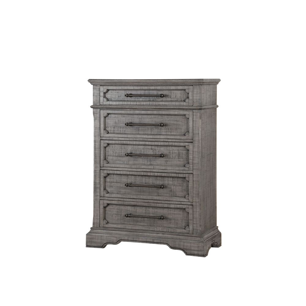Artesia Upholstered Twin Daybed & 5-Drawer Chest