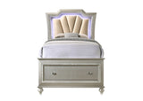 Kaitlyn Glam LED Youth Bed