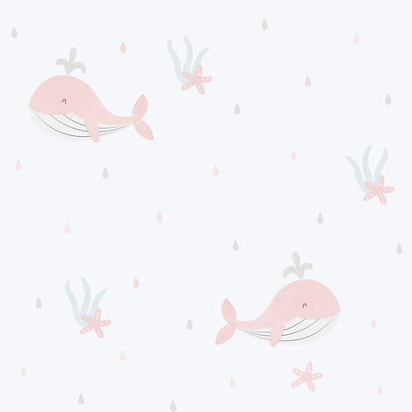 Galerie Bambino Little Whales Wallpaper