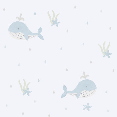 Galerie Bambino Little Whales Wallpaper