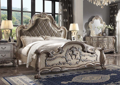 Dresden Rococo Upholstered Bedroom & Vanity Collection