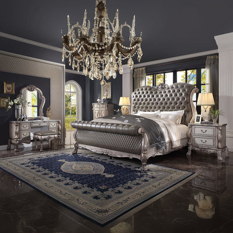 Dresden Rococo Upholstered Bedroom & Vanity Collection