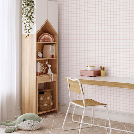Galerie Bambino Watercolour Checks Wallpaper
