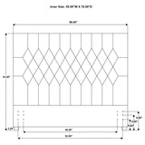 Chloe Button-Tufted Upholstered Bed or Headboard - Tall Oatmeal Fabric Headboard, Full to California King – view 20