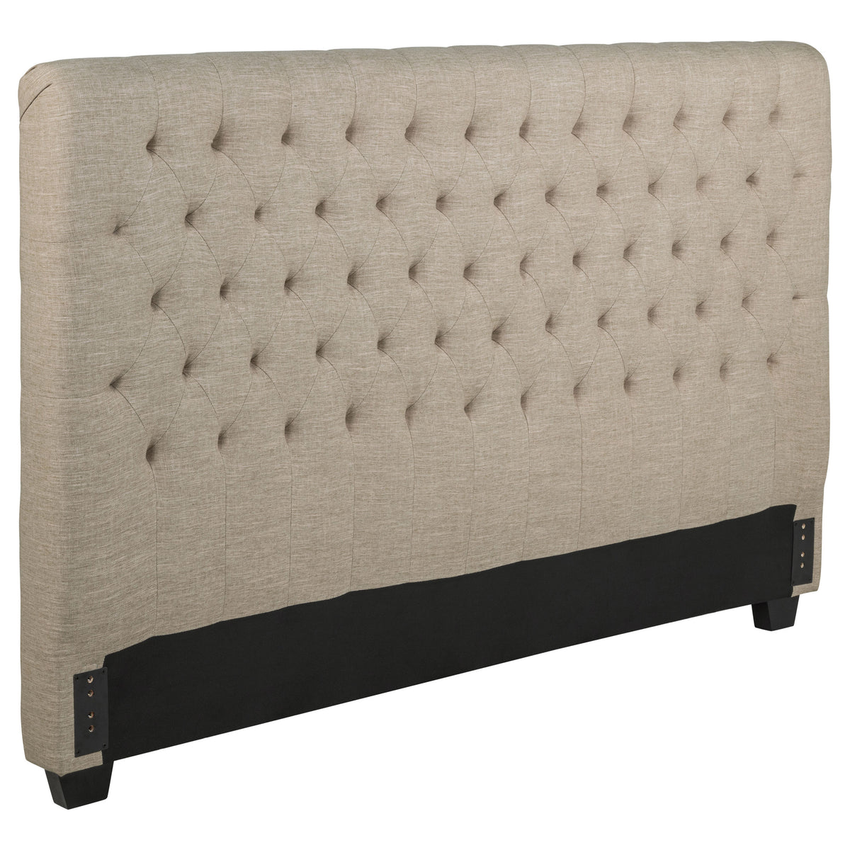 Chloe Button-Tufted Upholstered Bed or Headboard - Eastern King