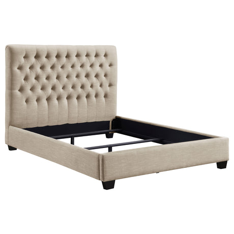 Chloe Button-Tufted Upholstered Bed or Headboard - Queen